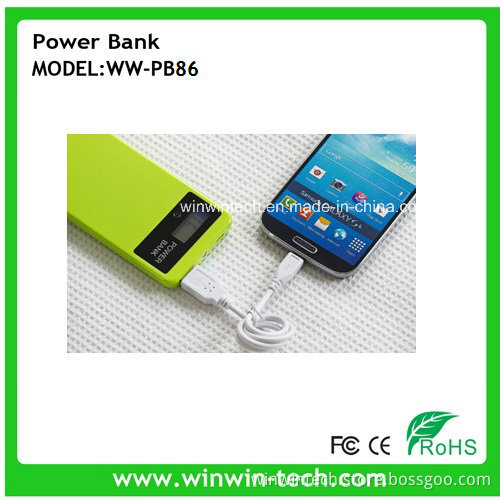 2014 New Born Slim Rechargeable Power Bank with Touch Keys